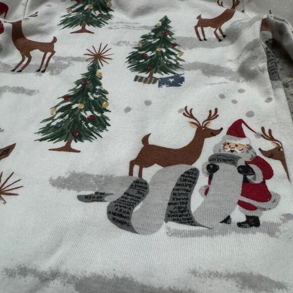 Pottery Barn Kids Santa Christmas Pajamas Set - Size 2T - Picture 3 of 6